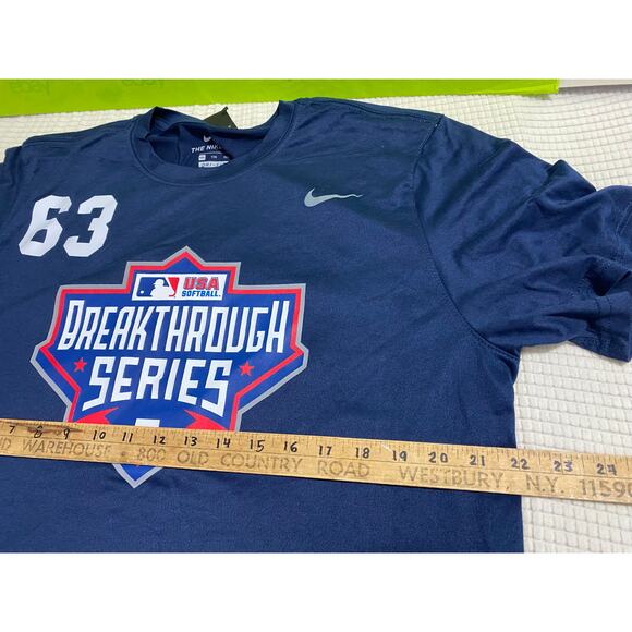 Nike Dri-Fit Navy Blue Short Sleeve Tee — Breakthrough Series — Size 2XL NWT - Picture 4 of 5